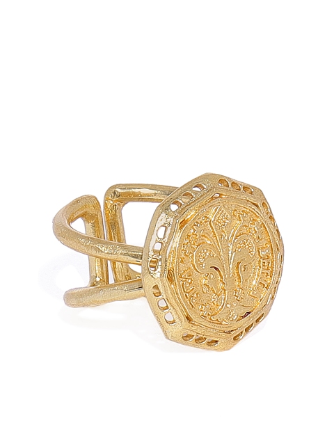 

Pipa Bella Women Gold-Plated Devina Adjustable Finger Ring