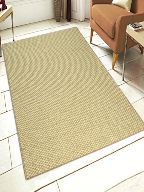 

Saral Home Green & Brown Checked Anti-Skid Carpet