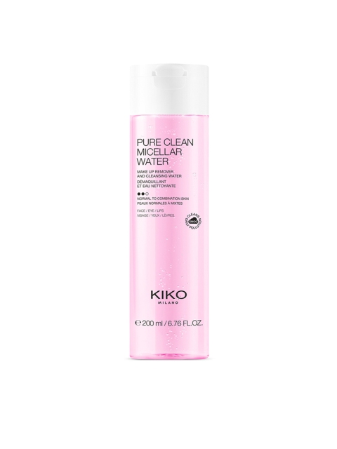 

Kiko Milano Pure Clean Micellar Water For Normal To Combination Skin 200 ml, Pink