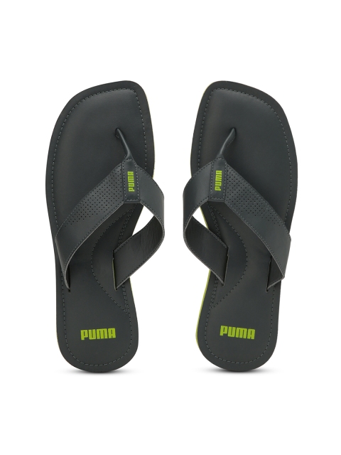 

Puma Men Black Solid Thong Capster NU Flip-Flops