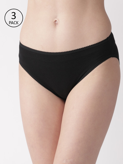 

Marks & Spencer Women Pack of 3 Basic Briefs T619595, Black