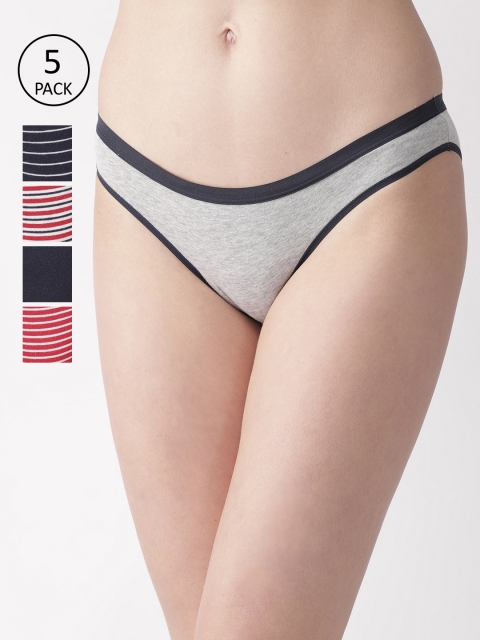 

Marks & Spencer Women Pack of 5 Basic Briefs T611242X, Red