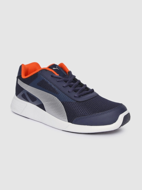 

Puma Men Navy Blue Trenzo II Sneakers