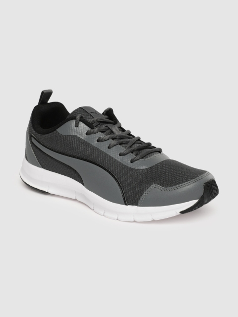 

Puma Men Grey Solid Flex Generation V1 Sneakers