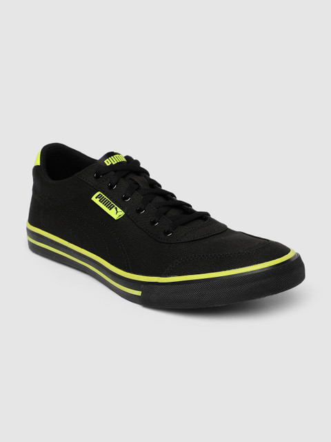 

Puma Men Black Solid Icon star V2 Sneakers
