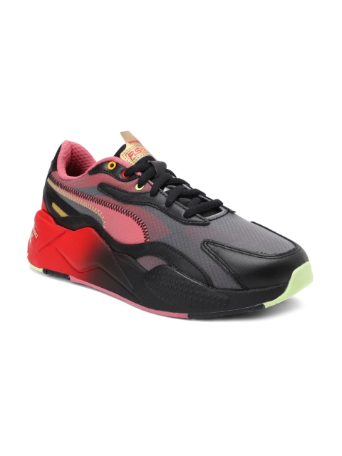

Puma Unisex Black & Red Sneakers