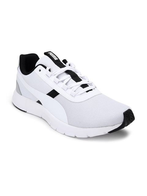 

Puma Unisex White Black Colourblocked Flex R Dual Sneakers