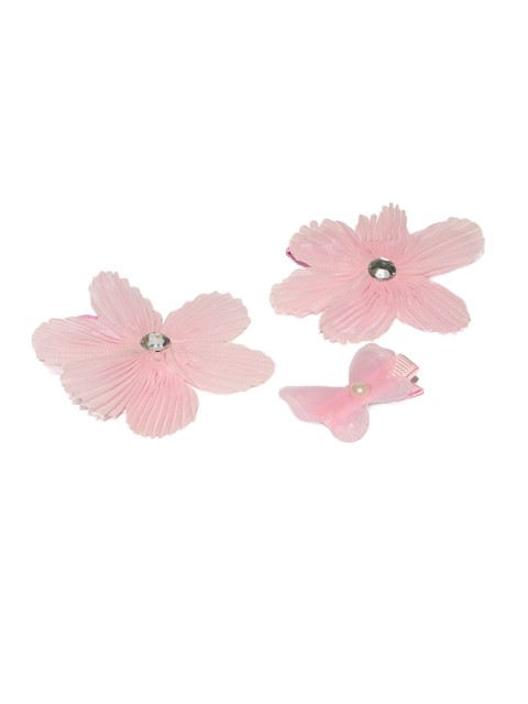 

Toniq Kids Girls Pink Set of Alligator & Tic-Tac Hair Clip