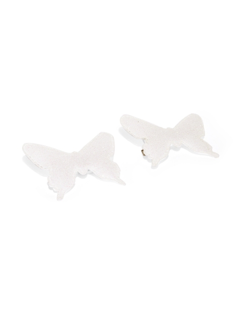 

Toniq Kids Set of 2 Butterfly-Shaped Alligator Hair Clips, White