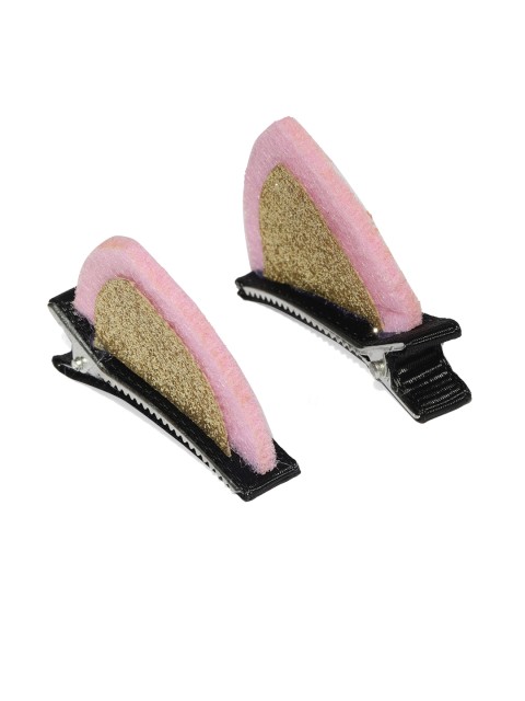 

Toniq Kids Set of 2 Embellished Alligator Hair Clips, Pink
