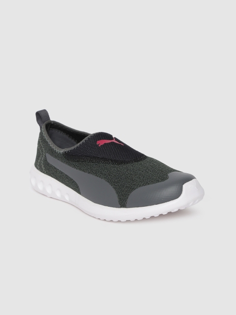 

Puma Women Grey Concave 3 MU Slip-On Walking Shoes