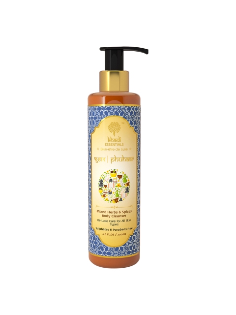 

Khadi Essentials Vitamin C & Himalyan Herbs & Spices Organic Body Wash SLS & Paraben Free, Peach