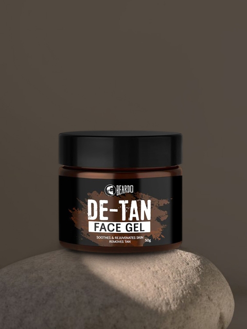 Men De-Tan Face Gel with Aloe Vera & Coffee Extracts 50 g