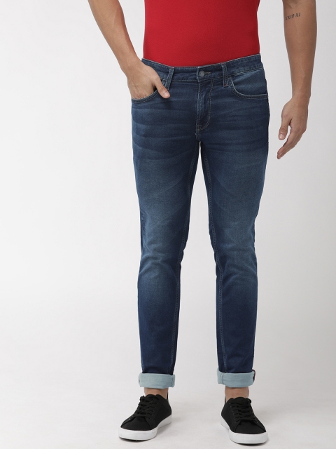 

Indian Terrain Men Blue Brooklyn Slim Fit Mid-Rise Clean Look Stretchable Jeans