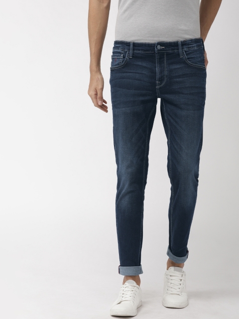 

Indian Terrain Men Blue Kruger Skinny Fit Low-Rise Clean Look Stretchable Jeans