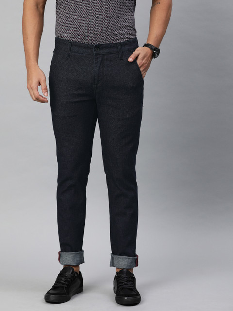

Indian Terrain Men Blue Brooklyn Slim Fit Low-Rise Clean Look Stretchable Jeans