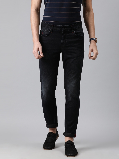 

Indian Terrain Men Black Brooklyn Slim Fit Low-Rise Clean Look Jeans