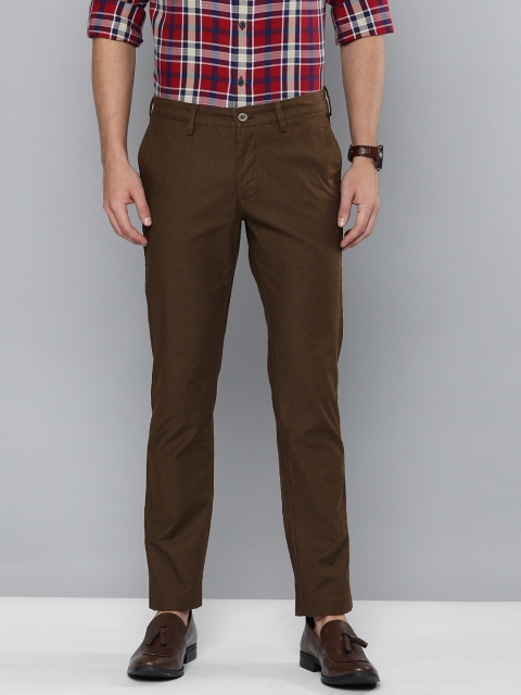 

Indian Terrain Men Coffee Brown Brooklyn Fit Solid Chinos