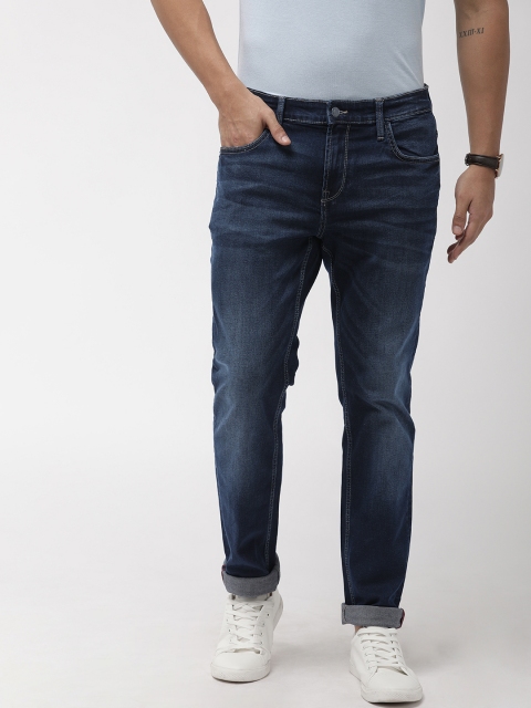 

Indian Terrain Men Blue Brooklyn Slim Fit Low-Rise Clean Look Stretchable Jeans