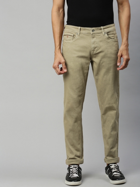 

Indian Terrain Men Beige Brooklyn Slim Fit Mid-Rise Clean Look Stretchable Jeans