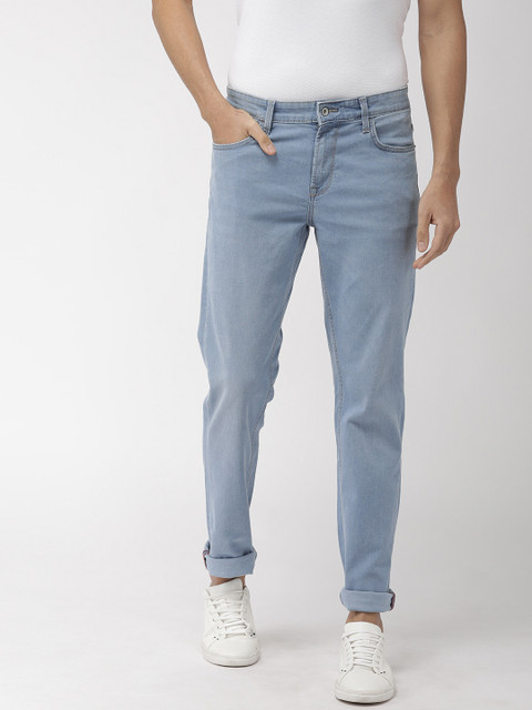 

Indian Terrain Men Blue Brooklyn Slim Fit Low-Rise Clean Look Stretchable Jeans