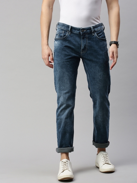 

Indian Terrain Men Blue Slim Fit Low-Rise Clean Look Jeans