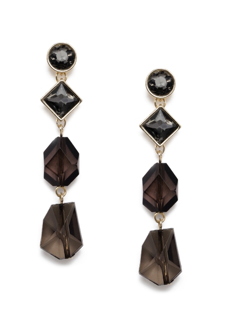 

Accessorize Grey Geometric Drop Earrings