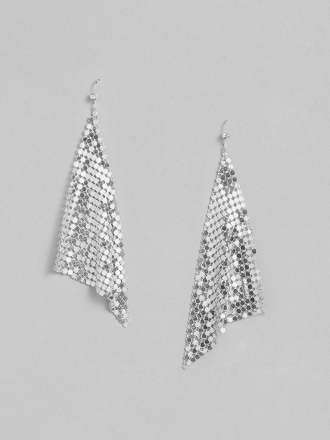 

Accessorize Silver-Toned Contemporary Drop Earrings