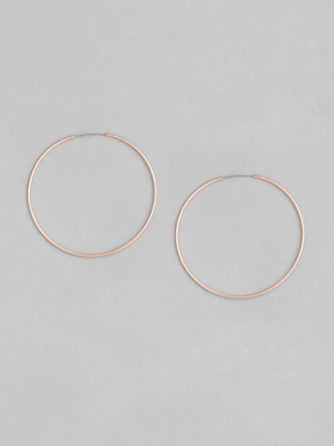 

Accessorize Rose Gold-Plated Circular Hoop Earrings