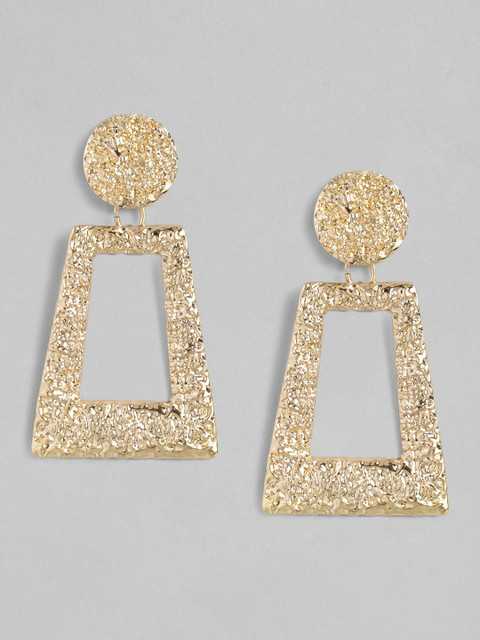 

Accessorize Gold-Toned Geometric Drop Earrings