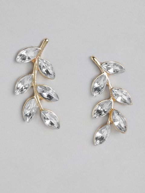 

Accessorize Gold-Toned Leaf Shaped Studs