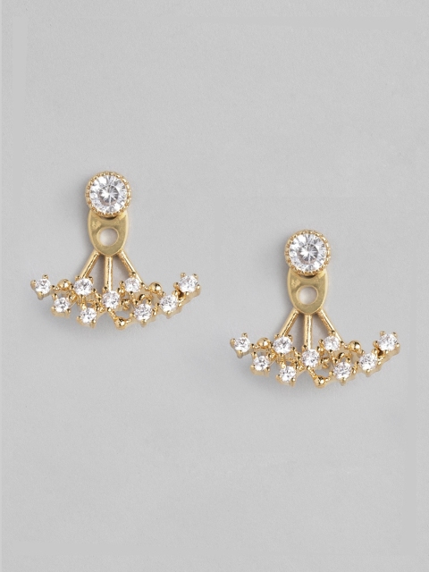 

Accessorize Gold-Plated CZ Studded Classic Drop Earrings