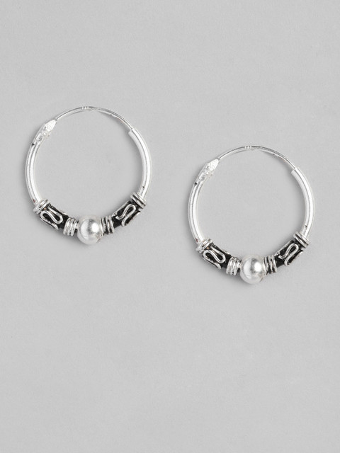 

Accessorize 925 Sterling Silver Circular Hoop Earrings