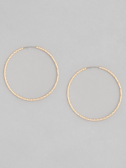

Accessorize Gold-Toned Circular Hoop Earrings
