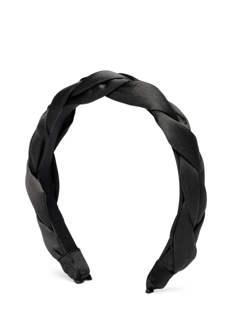 

Accessorize Black Plaited Hairband