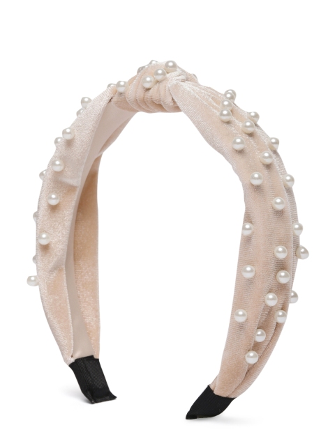 

Accessorize Nude-Coloured Pearl Embellished Alice Hairband