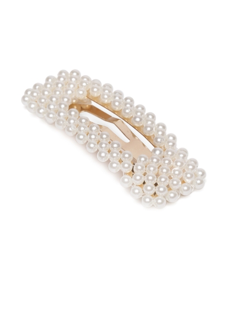 

Accessorize White Pearl Embellished Tic Tac Hair Clip