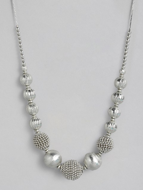 

Accessorize Silver-Toned Seedbead Necklace