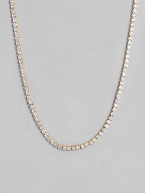 

Accessorize Gold-Plated Cubic Zirconia Studded Sparkle Necklace