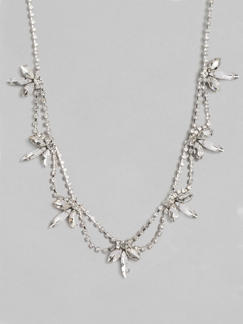 

Accessorize Women Silver-Toned Rosie Cupchain Necklace