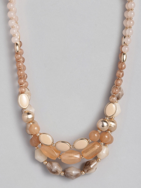 

Accessorize Pink Beaded Collar Necklace