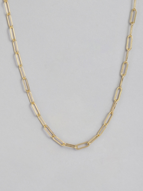 

Accessorize Gold-Plated Paper Clip Necklace