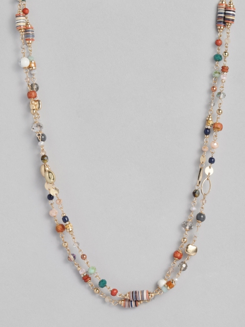 

Accessorize Multicolored Long Skinny Necklace, Multi