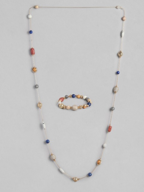 

Accessorize Multicolored Beaded Rope Necklace, Multi