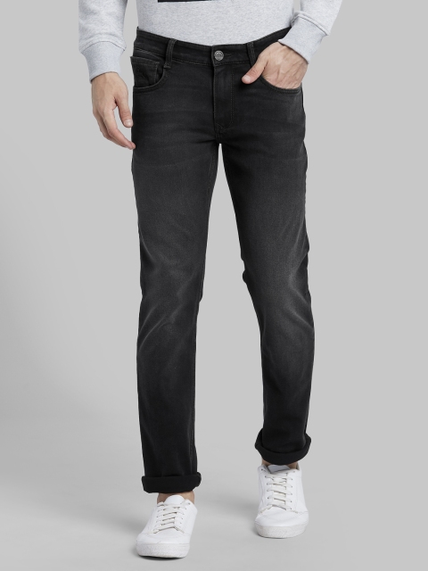 

Parx Men Black Tapered Fit Mid-Rise Clean Look Stretchable Jeans