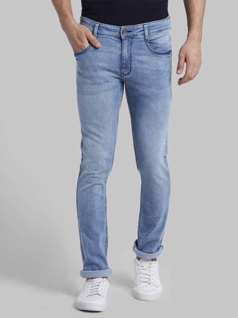 

Parx Men Blue Tapered Fit Mid-Rise Clean Look Stretchable Jeans