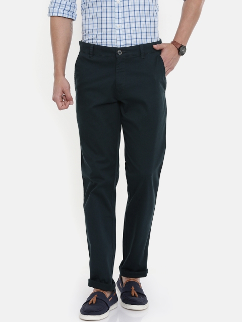 

Parx Men Navy Blue Solid Lowell Tapered Fit Chinos