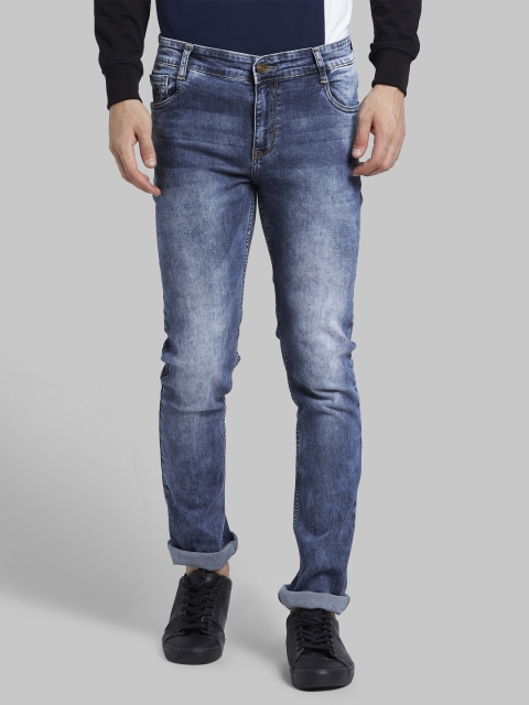 

Parx Men Blue Tapered Fit Mid-Rise Clean Look Stretchable Jeans