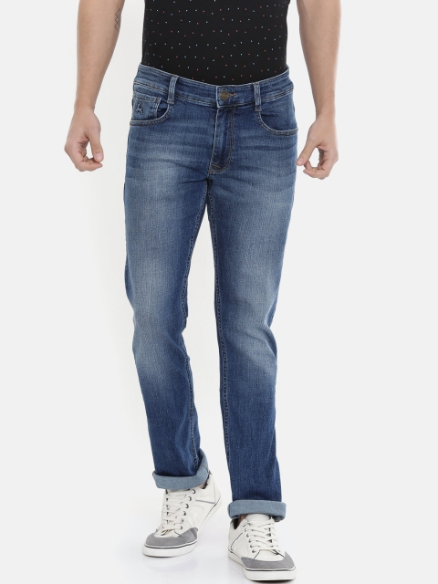 

Parx Men Blue Slim Tapered Fit Mid-Rise Clean Look Stretchable Jeans