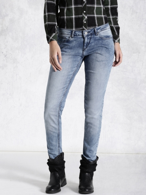 

Roadster Blue Washed Skinny Jeans